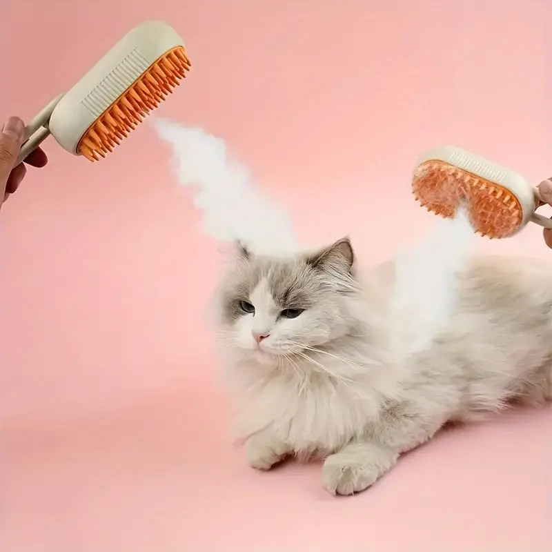 Pet Steam Brush - Pelo Morbido e Pulito